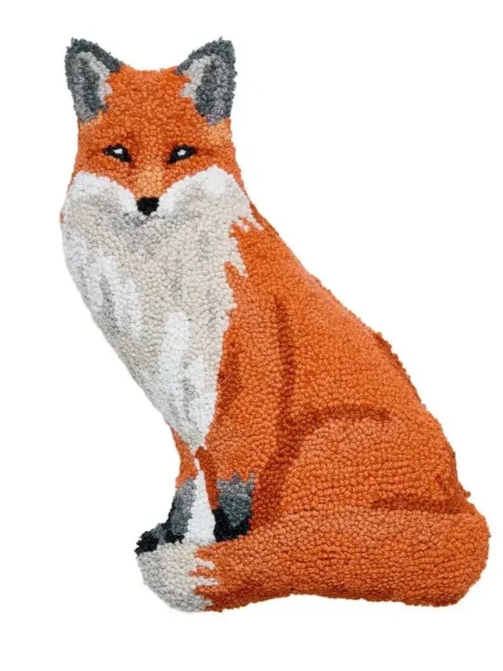 Shaped Fox Hook Pillow NEW